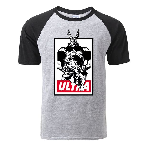

fashion my hero academia short sleeve funny cartoon my hero academia print japanese anime male sport hooded sweatshirt hoodie men t shirt