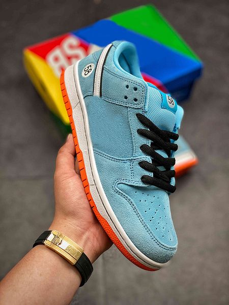 

горячий высокий подлинный dunk sb low club 58 skateboard shoes blue chill безопасность оранжевый черный белый кроссовки мужчины женщины откр