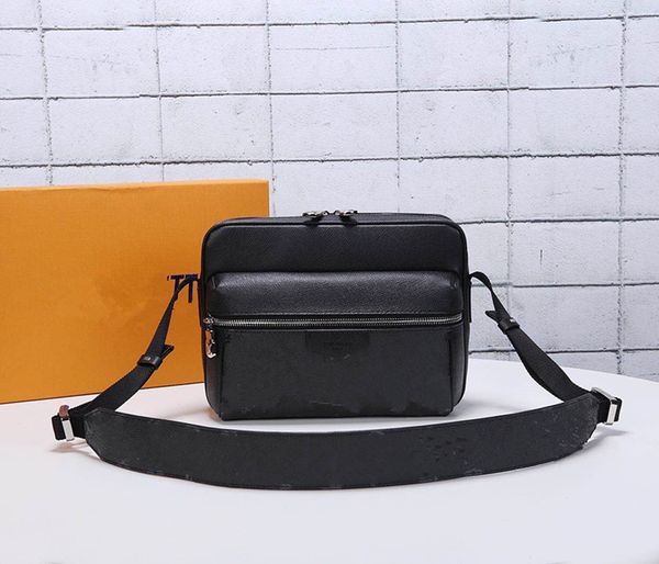 Top Mais alta Qualidade Mulheres Homens Messenger Travel Bag Estilo Clássico Moda Sacos Ombro Lady bolsas com chave