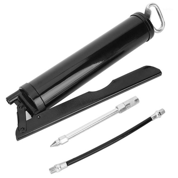 

1 set high pressure air grease gun 400cc greaser cartridge greasing manual tool1
