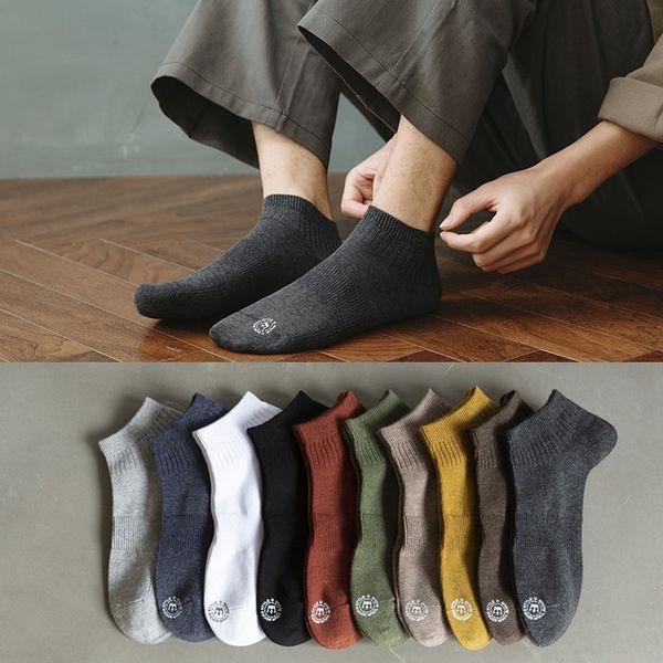 

6zetx пять пар носков боксировать качество стиль высокой деловой и иглы горячей марка корона штамповку хлопок мужские носки двойной подарок, Black