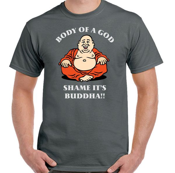 

body of a god shame it's buddha mens funny t-shirt fat humor overweight fatist humorous tee shirt sport hooded sweatshirt hoodie