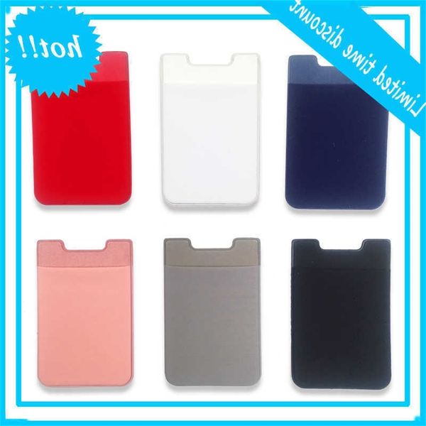 

3-pcs back cards wallet credit id pocket multi-function mobile phone card sticker