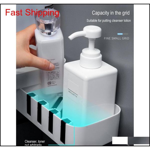 

1 pcs corner shower shelf bathroom shampoo shower shelf holder kitchen storage rack organizer wall mounted qylrld new_dhbest