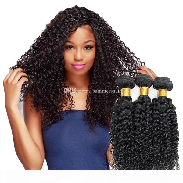 

brazilian jerry curl weave human hair unprocessed virgin brazilian remy curly hairstyles 8-26inch natural black curly hair weft