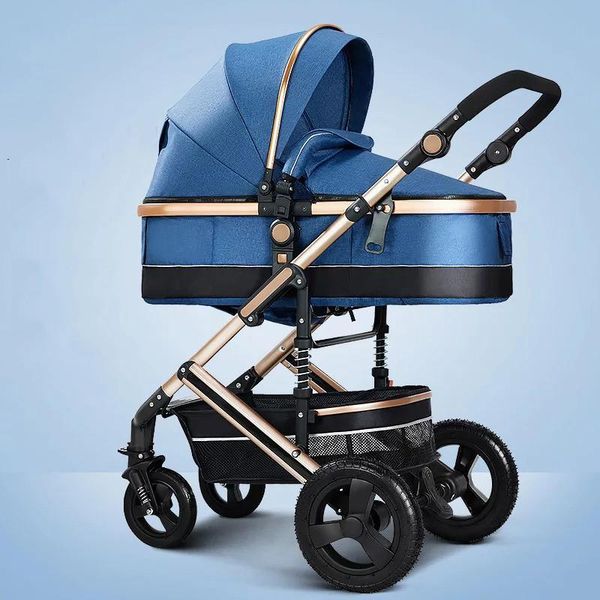 

детской коляски высокого пейзажа kinderwagen новорожденной коляска младенец тележки двухлобной толчок parm перевозка новорожденная коляска