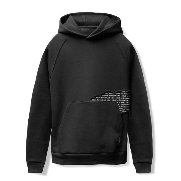 

new men brand hoodies gym sport running training fitness bodybuilding sweatshirt outdoor sportswear male hooded jacket hoodies, Black;red