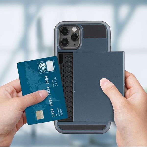 

anti-knock hybrid card slot holder case for iphone 12 pro max 11 pro xs max xr x jllcqa yyysports