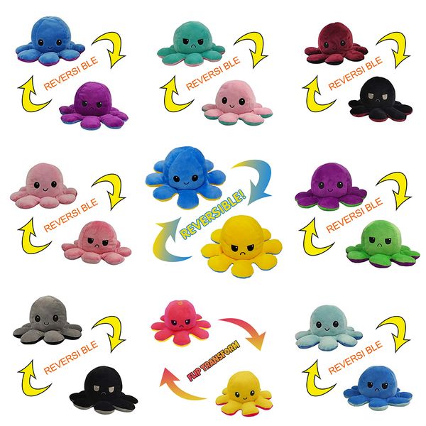 

selling 2021 reversible plush toys soft flip two-sided oc plush toy stuffed doll soft simulation ocs cute animal doll gift