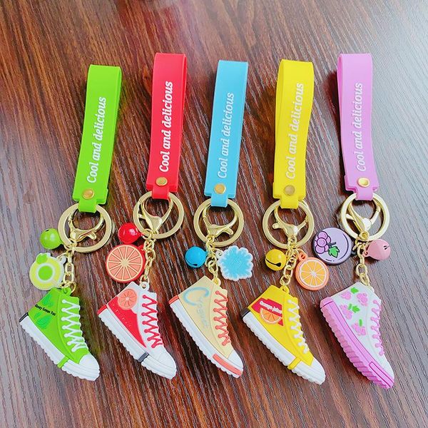 

мода спортивная обувь keychains мини 3d моделирование холст обувь холст кроссовки теннис брелки патроны для женщин ювелирные изделия, Silver
