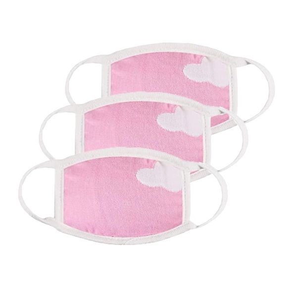 

3шт дети детская мода маска печати хлопок рот маска моющийся ветрозащитный туман haze многоразовый защитный велоспорт маска wmtnvz bdegarden