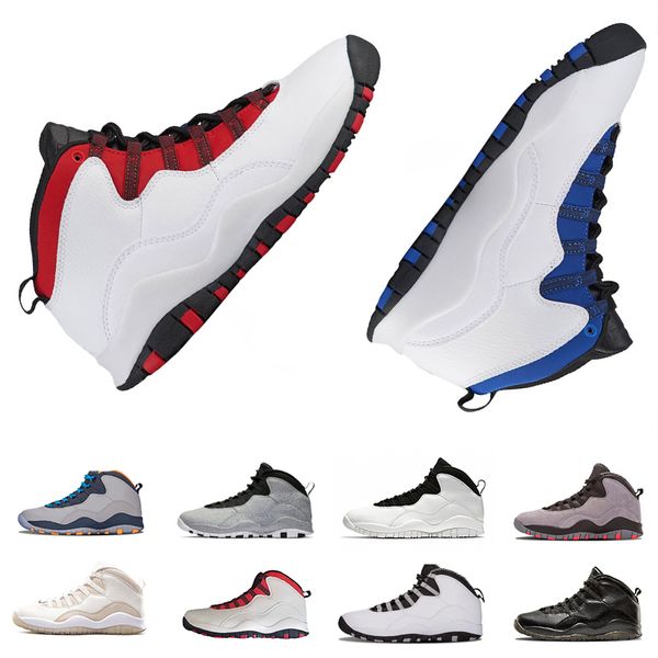 

basketball shoes sneaker 10 10s mens graduation smoke grey chicago steel im westbrook venom walking man designer sneakers tennis, White;red