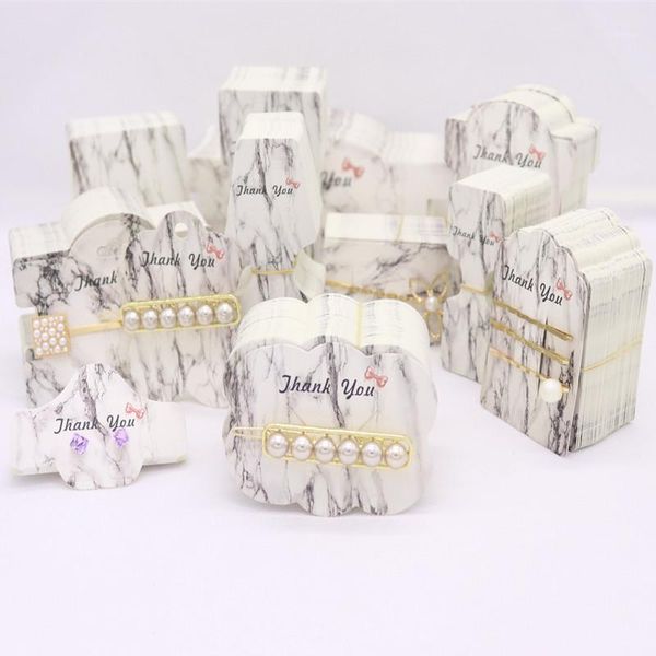 

gift wrap 50pcs/lot 2021 multiple design marbling necklace&earring&hairclip display&packaging cards multi size jewelry display cards1