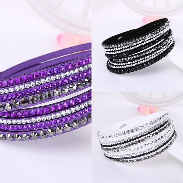 

4-row korean velvet jewelry 4-row diamond korean velvet crystal bracelet jewelry bracelet diamondcrystal diamond yzx6p, Golden;silver