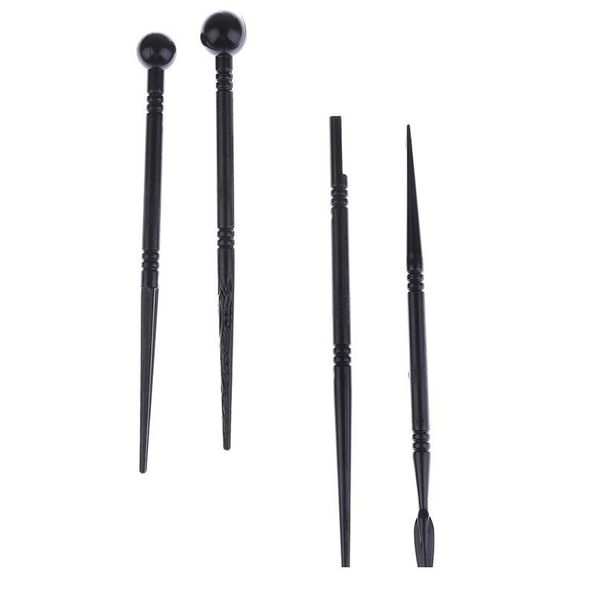 

4pcs multi-function color shape manual diy pill stick pottery tools ceramic polymer clay tools carving craft brush ceram jllaxj