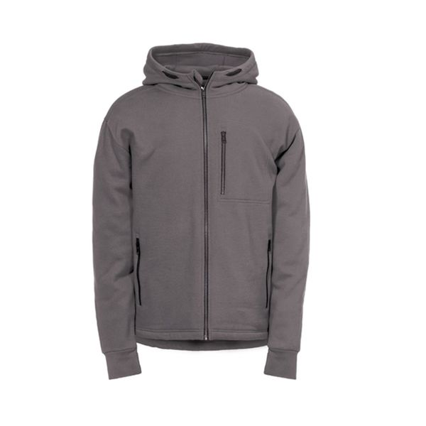 

plain winter fleece pullover men zip hoodies sweatshirt, Black