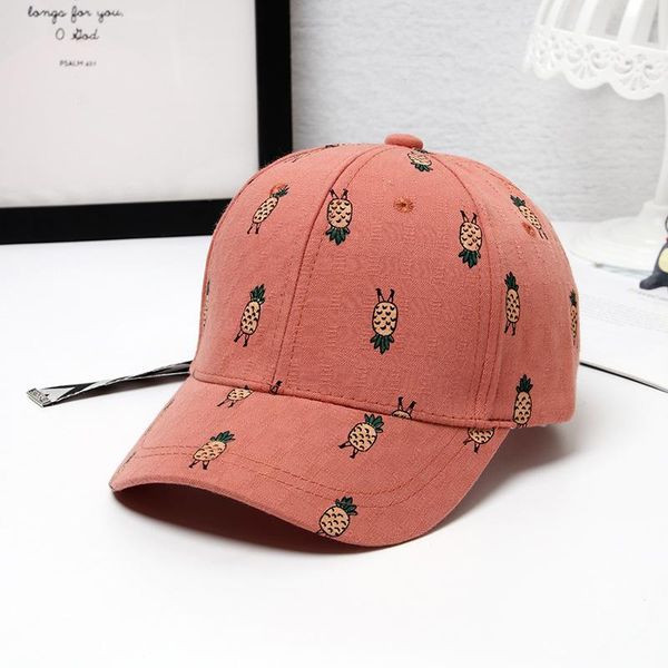 

2-7 years old sun cap summer outdoor baby girl hats sun beach pineapple baseball hat 3 colors baby boy cap wmtqcw yyysports, Black;white