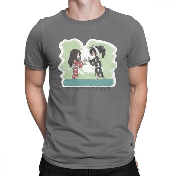 

vintage dororo hyakkimaru and mio men round neck pure cotton short sleeve 4xl 5xl clothes hoodie designers t shirts sweatshirt
