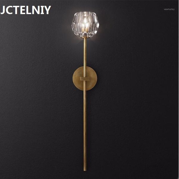 

wall lamp luxurious crystal living room study bedroom decoration el house led1