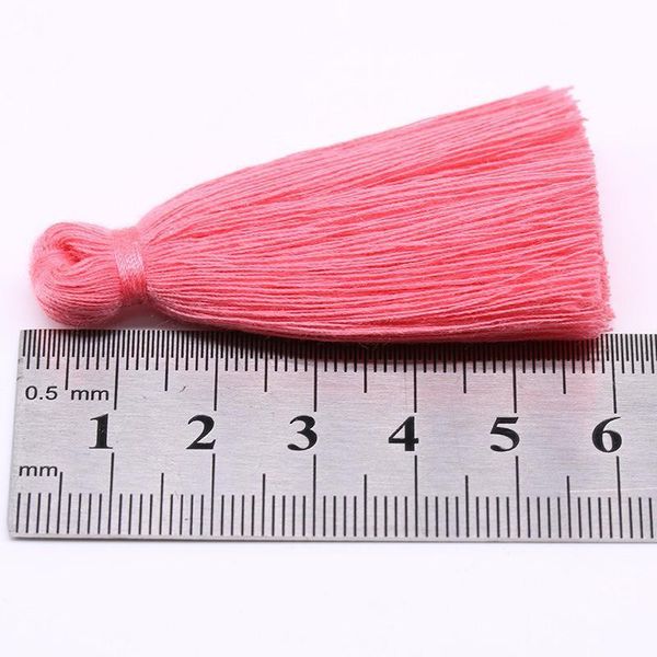 

20pc 6cm mini cotton thread tassel diy pendant jewelry curtain garments decorative accessories key bag pendant craft tassels h jlloin
