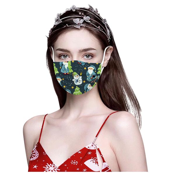 

50pcs layer industrial disposable newchristmas 3 filter hygiene thicken face mouth mask earloop masque fast delievry