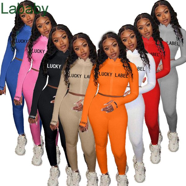 

women tracksuit 2 piece set long sleeve high neck embroidered letter print zipper cardigan pencil pant outfits plus size casual sports suit, Gray