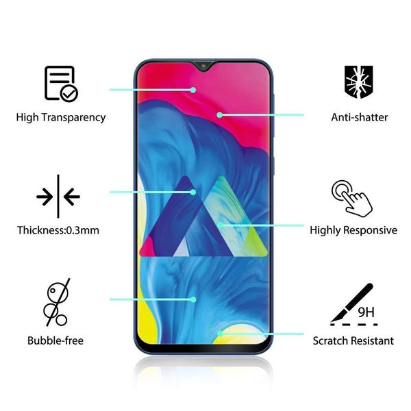

200d защитные закаленное стекло на для samsung galaxy a10 a20 a30 a40 a50 a70 a40s a20s a20e screen protector film safety case jllqgk