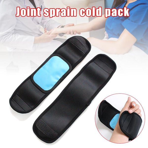 

wrist support pain relief pack for injuries cold therapy reusable great ankle knee hand fea889, Black;red