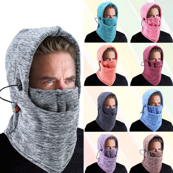 

both men women]face autumn and winter cycling heating thickened earmuffs integrated ear-protecting warm mask