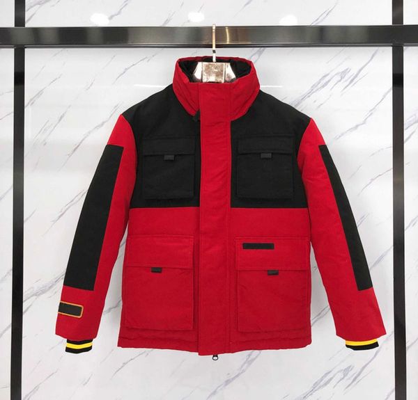 

202o fashion men women parkas jacket new winter keep warm down coats thick mens parkas jackets 4 colors asain size s-2xl, Black