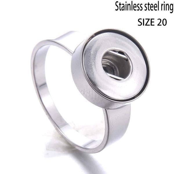 

мода snap ювелирные изделия металлические сменные оснастинные кольцо fit mini 12 мм снязки кольца для женщин ювелирные изделия q wmtwvm, Silver