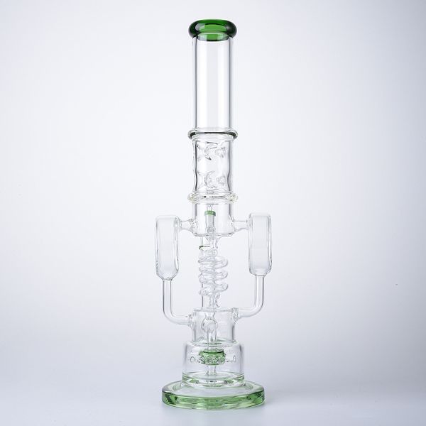 Mais novo Big Bong Bong Gonghs 17 polegadas Reciclagem de água Tubos de água PERC 14mm Tubos de junta feminina com tigela WP2120