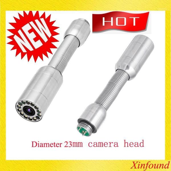 

cameras external diameter 23mm long spring pipe camera head pipeline inspection replacement spare parts flexible bendable1