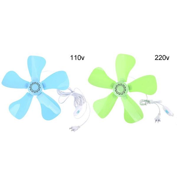 

gadgets ac 110v 220v 5 leaves 12.5inch silent household dormitory bed hanging fan switch ceiling energy saving cooling