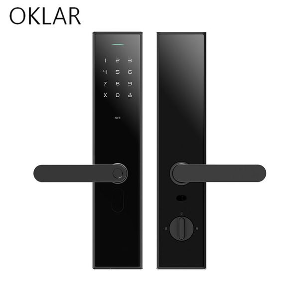 

OKLAR intelligent Biometric Fingerprint door lock genuine mortise lock smart Electronic Lock Password Xiaomi Mijia Mihome APP