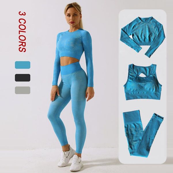 

seamless yoga set women sports suit long sleeve crop high waist leggings gym set fitness workout clothes women's sportswear, White;red