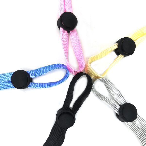 

face 65cm child anti-lost adjustable lanyards mask extension with clip masks rope hang on neck string