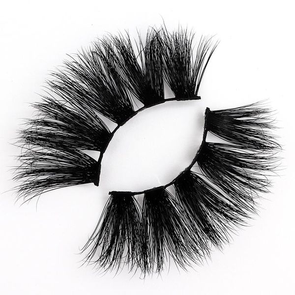 

false eyelashes natural 5d real mink wispy fluffy thick fake lashes