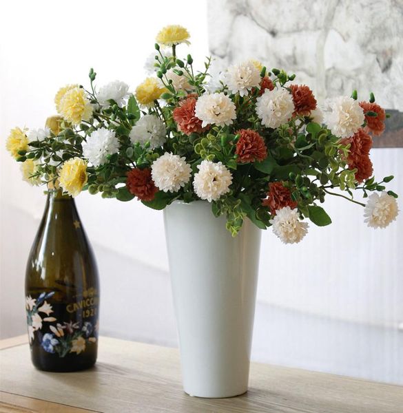 

decorative flowers & wreaths 4clors 1bunch artificial clove flower fake lilac bouquet decor for wedding home party arrangement christmas dec