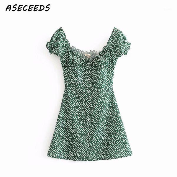 

summer 2018 button up floral dress short sleeve casual slim women beach ruffle dress evening party dresses vestidos1, White;black