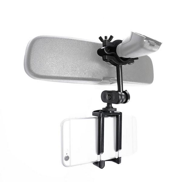 

car phone holder rear mirror mount mobile bracket universal degree cell mobile smart phone support stand holder gps