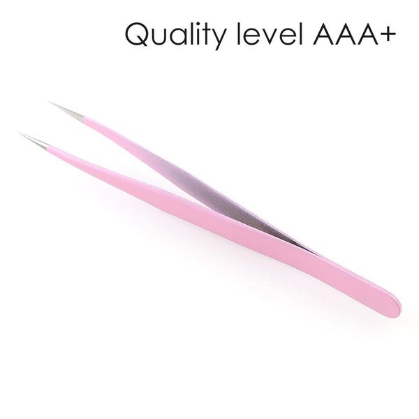 

1 шт. новый розовый зеленый выбор нами инструменты из нержавеющей стали изогнутые прямые пинцет ресницы 1шт новый jllfii bdecoat, Black