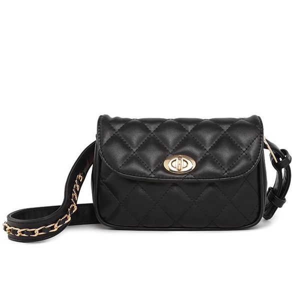 

waist bags fashion leather bag women fanny chest pack femal plaid belt hip money travel phone pouch