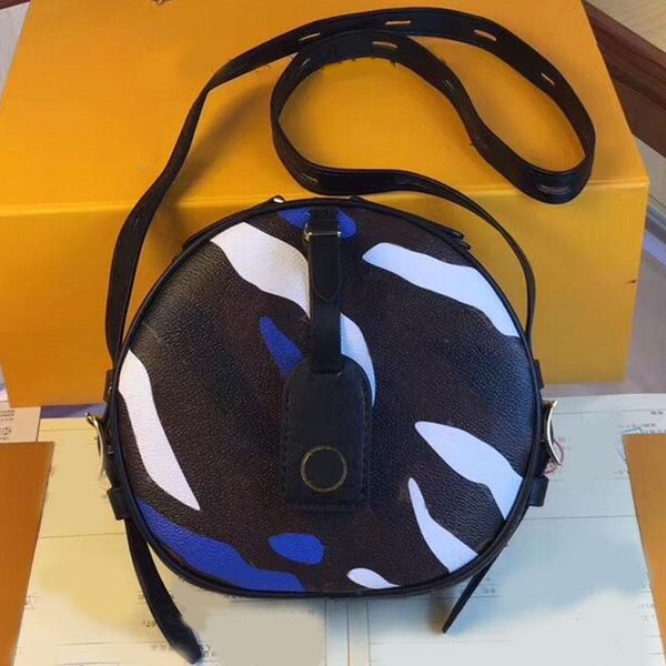 

women bag round shoulder bag wallet fashion women flower genuine leather canvas leather straps qynf afn+b