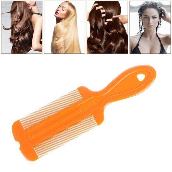 

1 pc double sided head lice comb protable fine tooth head lice nit hair combs for styling tools drop jllonn, Silver