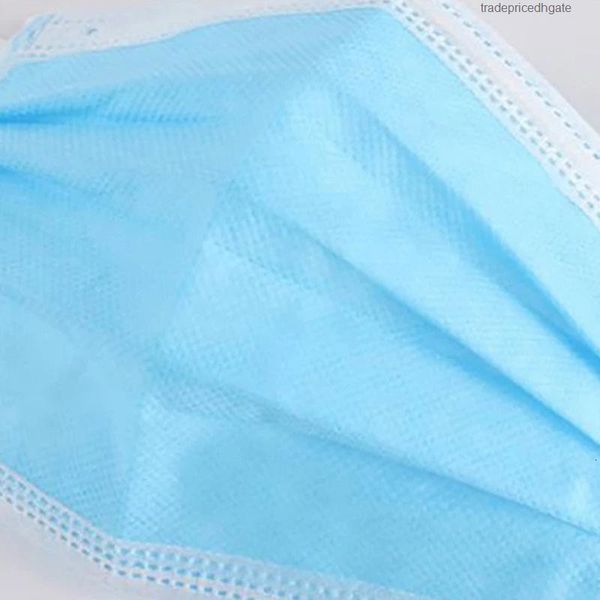 

3 ear masks with loop elastic face stockdisposable ply breathable and comfortable for blocking dust air pollution protection pack