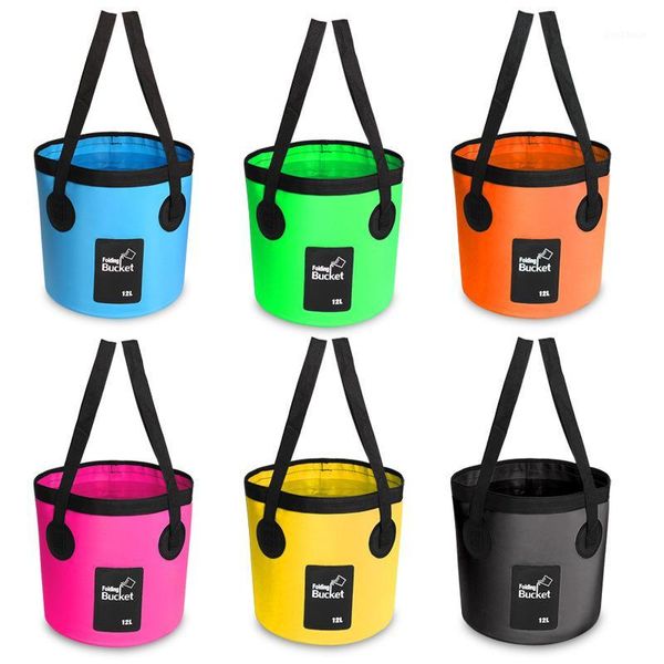 

outdoor bags folding bucket fishing portable car washing beach toy travel camping1