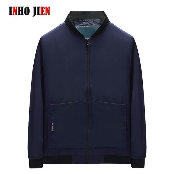 

spring autumn men jacket casual fashion washed cotton slim fit bomber jackets man solid mens coats thin overcoats brand clothes, Black;brown