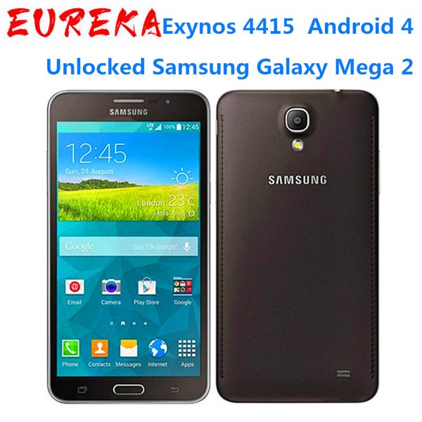 Originale Samsung Galaxy 6 pollici Mega2 G7508Q 1,5 GB RAM 16 GB Rom Dual Sim 4G LTE 13 MP Fotocamera Android 4.4