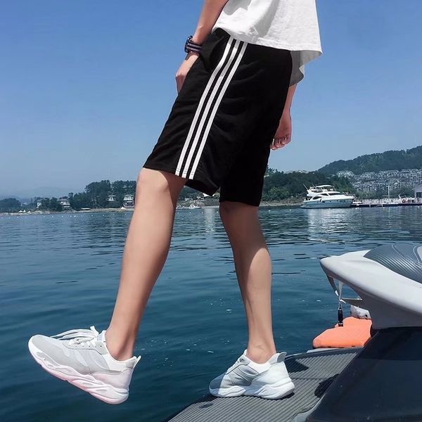 

squw6 мужская мода шорты повседневные shortsbeach shortsmen спортивная обрезанные летом шорты случайные свободные брюки пляжные брюки большо, Blue